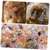 Beaupretty 300pcs Transparent Cellophane Snack Bags with Ties Food Sealing Bags for Candy Cookies Treats and for Parties and Businesses view 2