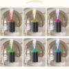 400ml Humidifiers Essential Oil Diffuser, Mini Humidifier Auto Off USB Aromatherapy Diffuser with 7 Colors Night Light for Home and Office (Black) view 2