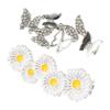 ROMISBABA 2pcs Shoelace Locks for Sneakers Women's Shoe Accessories Fashion Lace Bows for Party Outfits view 1