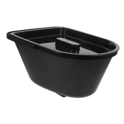PACKOVE Portable Plastic Chamber Pot Adult Urinal Household Spittoon Lid for Elderly Travel Stain Resistant Easy to Clean