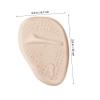 Healvian 2pairs Slip Palm Pad Foot Pads for Shoes Non-Slip Heel Inserts Comfortable Cushioning Reusable Ball of Foot view 2