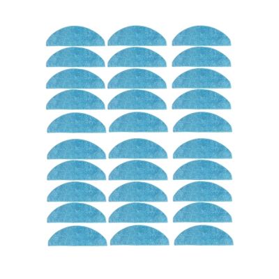 IHFMPFKJ Mop Cloth AccessoriesCompatible for CecotecCompatible for Conga7490/8290 / Compatible for Kabum900 Vacuum Cleaner Parts Replacement Kit Cleaning Cloth(30 pcs)