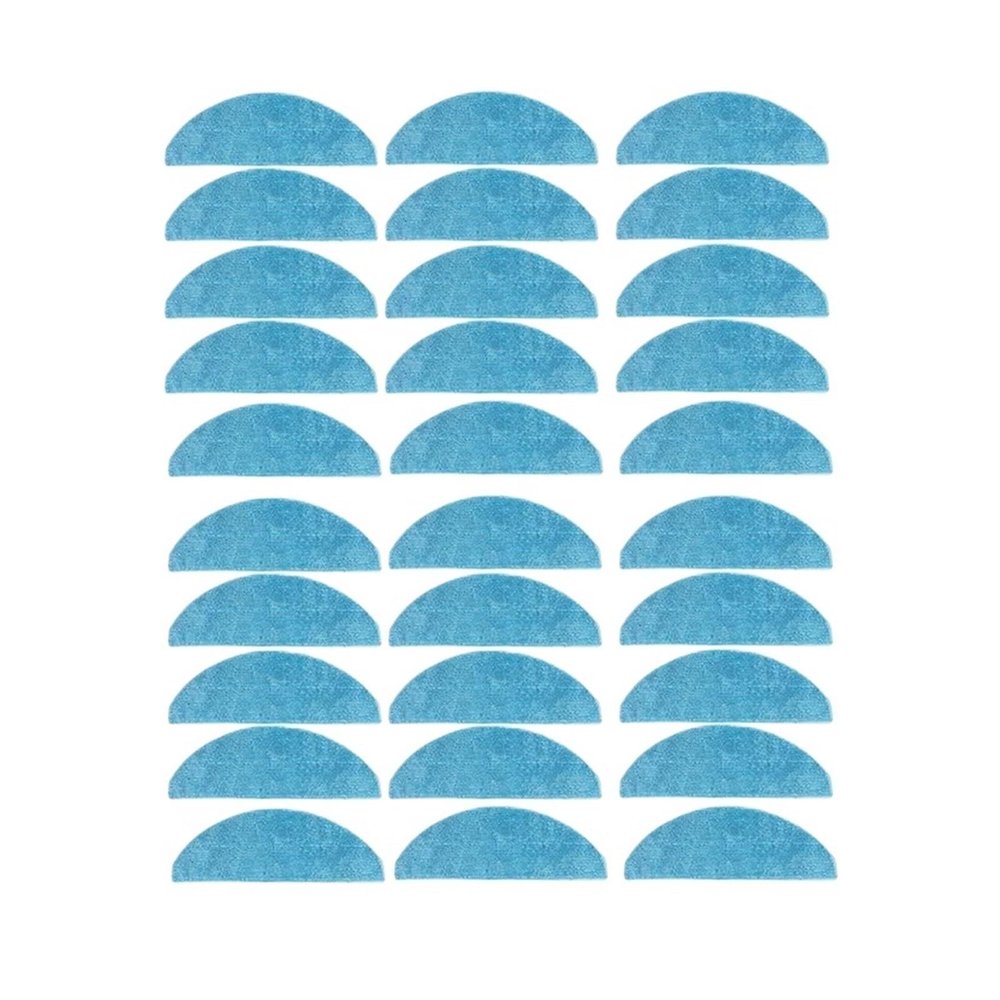 IHFMPFKJ Mop Cloth AccessoriesCompatible for CecotecCompatible for Conga7490/8290 / Compatible for Kabum900 Vacuum Cleaner Parts Replacement Kit Cleaning Cloth(30 pcs)