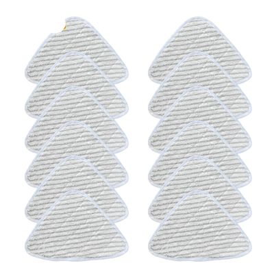 IHFMPFKJ Microfiber Steam Mop Pad,Steam Cleaner Parts Triangle Replacement Cloths Compatible for O-Cedar/Compatible for Vileda 100 Microfiber Clot Cleaning Cloth(12pcs)