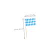 ABOOFAN 100pcs and White Checker Toothpick Flags for Oktoberfest Versatile Appetizer Picks for Snacks and Party Decorations view 2