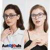 Autojouls 1-Pack Nearsighted Short-Sighted Lightweight Glasses not reading glasses, 197 Matte Gray Frame 1.75 x view 3