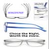 Autojouls 1-Pack Nearsighted Short-Sighted Lightweight Glasses not reading glasses, 197 Matte Gray Frame 1.75 x view 4