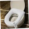 Happyyami Soft Corduroy Toilet Seat Cushion Reusable and Washable Bathroom Mat for Comfort and Warmth Fits All Standard Toilets Elegant Design for Home Decor view 4