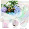 Anneome 1roll Iridescent Cellophane Wrap for Flower Bouquets Mil Thickness Yards Craft and Packaging Supplies view 4