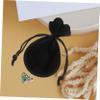 BUGUUYO 10pcs Jewelry Bags Drawstring Compact Velvet Pouches Small Jewelry Trinket Bags for Gifts Parties Festivals Easy to Store and Carry view 3
