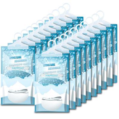 Corodo 20 Pack Hanging Closet Dehumidifier Bags Moisture Absorbers for Cars