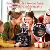 TOYEISHI Money Gift Box, 12th Birthday Decorations For Girls, Birthday Gift For 12 Year Old Girl with 100Pcs Transparent Bags - Black & Rose Gold view 4