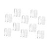 Beaupretty 10sets Boy Girl Finger Toothbrush Set Silicone Soft Brush Covers for Boys and Girls Tongue Cleaner Teething Massager view 1