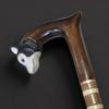 Canes Walking Sticks Cane Reeds Stick Wooden Handmade Carving Men Accessories Grandma Grandpa Gift Sticks Canes for Men Cane for Women Walking Sticks for Style Unique Wood EU (Husky) view 2
