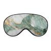 Sleep Eye Mask Emerald and Gold Marble Texture Sleep Mask for Women Men Adjustable Strap Blindfold Eye Cover for Travel Yoga Nap Shift Work view 1