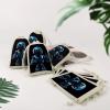 FZMVSQH Blue Robot 8 PCS Cotton Drawstring Bags Reusable Muslin Bags Natural Cotton Bag with Drawstring Small Jewelry Pouch for Party Wedding Fabric Gift Bag for Spice Herb Candy Soap view 4