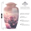 YATHABHISA Rose Cremation Urns for Ashes, Memorial Gift for Brother & Sister, Funeral Urn Humming Bird for Adult Human Ash, Pink, Combo (10 Inch & 3 Inch Mini Set of 4) view 2
