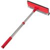 Window Squeegee with 15.7"-27.5" Retractable Stainless Steel Handle, 2-in-1 Windshield Cleaner Tool for Cars, Trucks, Glass Doors, Shower Glass, Outdoor Windows Window Cleaner (Red) view 1