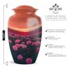 YATHABHISA Rose Cremation Urn Ash, Memorial Gift for Male & Female, Decorative for Funeral & Burial Human Adult Remains, Brown, Combo (10 Inch & 3 Inch Mini) view 2