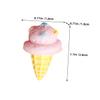 DECHOUS 16pcs Lifelike Fake Ice Cream Cones Set Simulation Ice Cream Props for Dessert Shop Display Realistic Modeling Figurines for Boys and Girls and Toddlers view 2
