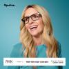 OPULIZE NYX Reading Glasses with Blue Light Blocking for Women Men, Rectangular Frame with UV & Eyestrain Protection, Anti-Glare Computer Gaming Glasses, Purple, Clear, Turquoise +3.5 (Pack of 3) view 2