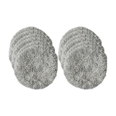 12x Replacement Pads for Window Cleaning Robot Reusable,Home,Accessories,Washable Window Cleaning Robot Mop Cleaning Pad, Grey