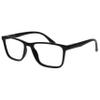 OPULIZE NYX Reading Glasses with Blue Light Blocking for Women Men, Rectangular Frame with UV & Eyestrain Protection, Anti-Glare Computer Gaming Glasses, Black, Clear +1.5 (Pack of 2) view 2