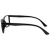 OPULIZE NYX Reading Glasses with Blue Light Blocking for Women Men, Rectangular Frame with UV & Eyestrain Protection, Anti-Glare Computer Gaming Glasses, Black, Clear +1.5 (Pack of 2) view 3