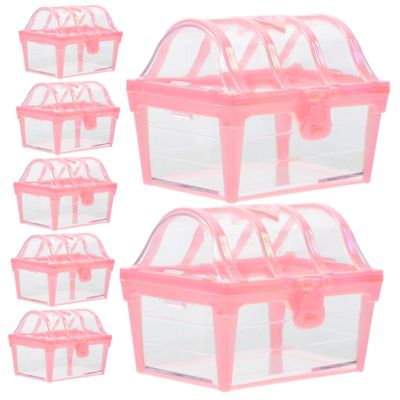 ABOOFAN 12pcs Pirate Treasure Chest Keepsake Jewelry Box Elegant Candy Storage Boxes for Birthday Parties and Special Events
