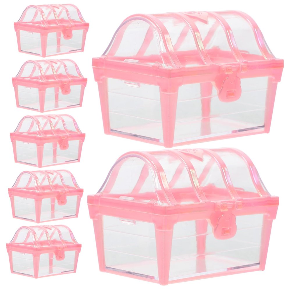 ABOOFAN 12pcs Pirate Treasure Chest Keepsake Jewelry Box Elegant Candy Storage Boxes for Birthday Parties and Special Events