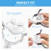 2 Pack Replacement Nasal Pillow Cushion for ResMed Airfit P10, Large, Compatiable with Orignal Airfit P10 Frame, Replacement Nasal Pillow CPAP Mask Cushion, Soft & Durable view 3