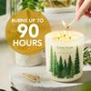 Eucalyptus & Pine Essential Oils Beeswax Candle - Fresh Forest, 90+ Hr view 2