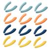 STOBOK 12pairs Warm Toilet Seat Cushions Reusable Non-slip Toilet Seat Covers for Household Use Portable Adhesive Mats Random Colors view 1
