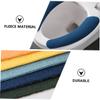 STOBOK 12pairs Warm Toilet Seat Cushions Reusable Non-slip Toilet Seat Covers for Household Use Portable Adhesive Mats Random Colors view 3
