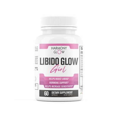 Libido Glow Girl | 14 in 1 Powerful Libido Booster for Women & Aphrodisiac | Helps Improve Women's Drive, Passion, Sensitivity | Maca, Tribulus, Ashwagandha | 3rd Party Tested Supplement - 60 Pills