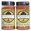 Mississippi Spice Company Premium Rubs & Seasonings, Beef and Cajun Bundle, 10 oz (2- Bottles, Beef/Cajun) view 1