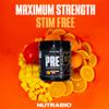 NutraBio STIM-Free PRE Workout for Men, NEW Non Stim Preworkout | Laser Focus, Extreme Pumps | Performance, Endurance | 10g Citrulline, Beta Alanine, Nitrates, Electrolytes - 20 Servings Orange Mango view 2