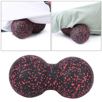 24x12cm Sports Mas Fitn B Acupuncture Points Massaging Equipment Red Black B B Fitn BallAcupoint BallSport Ball Massage Sport This B of Also Regeneration Efficiency Supply (Black) (Red and Black)