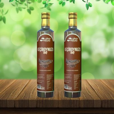 Natural Carob Molasses - Additive-Free - 22.9 fl oz - PACK OF 2