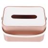 SHOWERORO Bamboo Lid Paper Box Wipe Box Napkin Holder Car Napkin Organizer Tissue Holder Container Lid view 1
