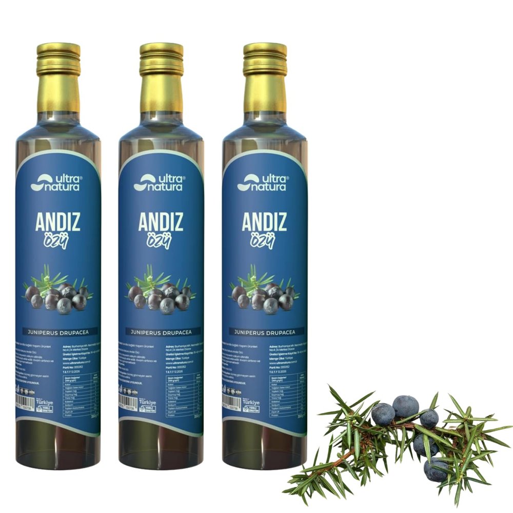 Natural Andz Extract (Juniperus Drupacea), Additive-Free, 11.8 fl oz - pack of 3
