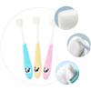 Didiseaon Kids Toothbrush 3pcs Children's Toothbrush Soft Bristles for 3-10yrs Mini Size Abs Material Fun Design Easy to Clean Children's Teeth view 3