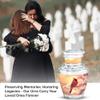 YATHABI Cardinal Blossom Sunset Memorial Adult Urns for Human Ashes Women - Small Cremation Urn for Ashes Male - Ash Holder for Loved Ones - Crematory Container - 3 Inch view 4