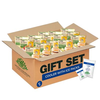 Salutem Vita Turkey Muffin, Croissant & Eggwich Frittata Set, Gift Set Pack of 15