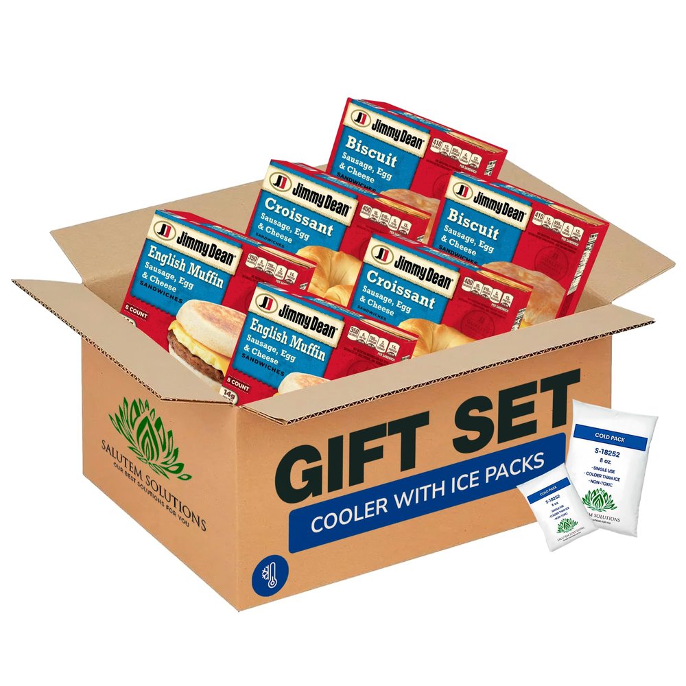 Salutem Vita Croissant, Biscuit & English Muffin Sandwiches, Gift Set Pack of 6
