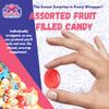 Fruit Filled Hard Candy 3 lb Bulk Individually Wrapped Assorted Fruit Candies, Hard Candy Fruit Center, Fruity Hard Candy by R.U.S. Candy Company (3 Pound) view 3