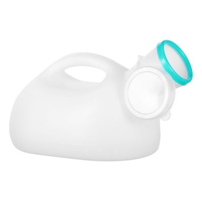 PACKOVE Portable Male Urinal for Men Ergonomic Design for Travel Camping and Hospital Use Convenient Bedpan Cover for Adults and Boys and Girls