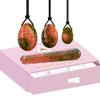 VIYOLI Jade Yoni Egg and Yoni Wand Massage Balls Women Kegel Exercise Ball Set Muscle Tightening Jade Drilled Egg Yoni-drilled C with Box view 4