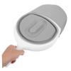 WRITWAA Bedpan for Women Urine Elders Postpartum Portable Potty Female Urinal Bariatric Woman Elderly Large Bed Pan Potty Travel Toilet Night Pee Potty Urination Patient Bed Pan Plastic view 3