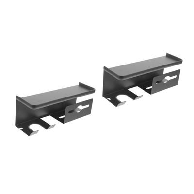 ULTECHNOVO 2pcs Hair Dryer Holder Wall-Mounted Organizer for Bathroom Space-Saving Blow Dryer Storage Rack Hairdryer Hanger Modern Design for Easy Access and Convenience